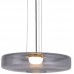 Φωτιστικό Κρεμαστό LED 12W 230V 1644lm Θερμό Φως Smoky Glass 4069